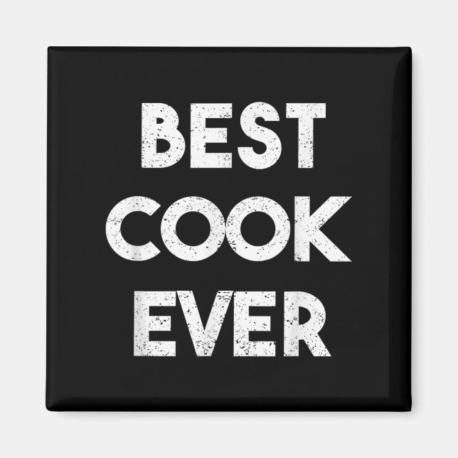 Distressed Cook Ever  Magnet (Front)