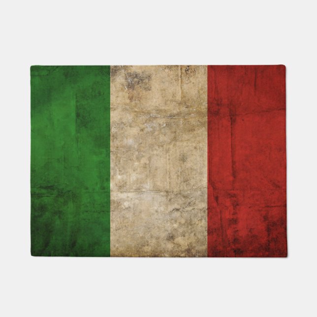 Distressed Country Flags | Italy Doormat (Front)