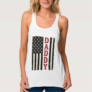 Distressed Daddy American Flag Shirt Design_1