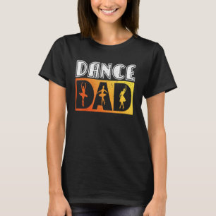 Distressed Dance Dad Ballet Vintage Retro For Men T-Shirt
