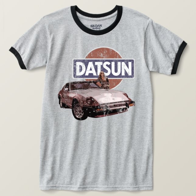 Distressed Datsun T-Shirt (Design Front)