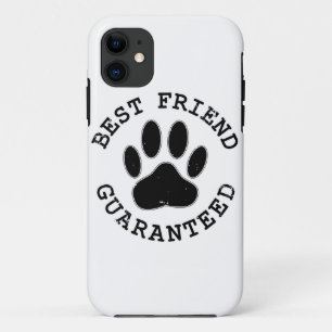Distressed Dog Paw Best Friend Guaranteed iPhone 11 Case