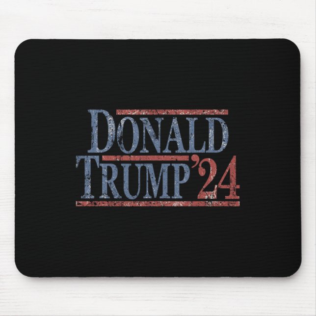 Distressed Donald Trump 2024  Mouse Pad (Front)