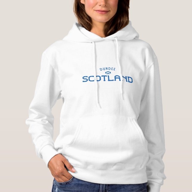 Distressed Dundee Scotland Hoodie (Front)