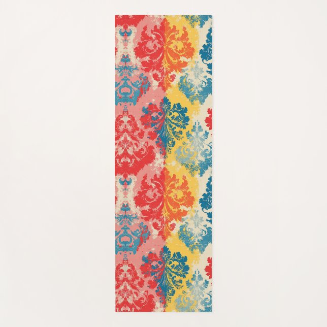 Distressed Elegance Yoga Mat (Front)