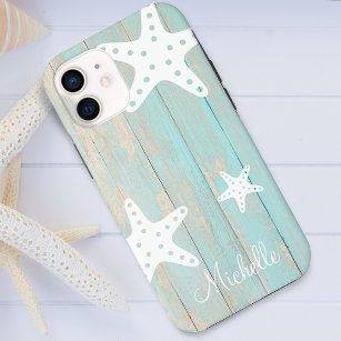 Distressed Faux Beach Wood Starfish Personalised Case-Mate Samsung Galaxy S8 Case