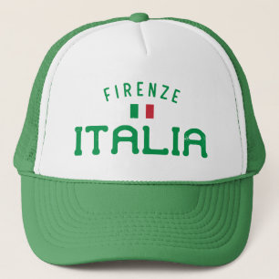 Distressed Firenze Italia (Florence Italy) Trucker Hat