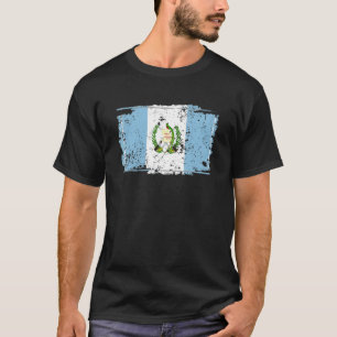 Distressed Flag of Guatemala Citizenship Chapin Gu T-Shirt