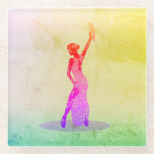 Distressed Flamenco Dancer Coaster
