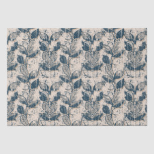 Distressed Floral Pattern Tissue Paper