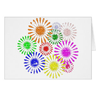 Distressed Flower Burst