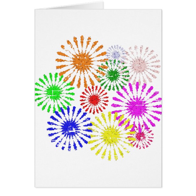 Distressed Flower Burst (Front)