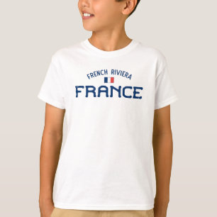 Distressed French Riviera France Boys' T-Shirt