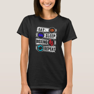Distressed Funny Boxing Sports Player Boxer Pugili T-Shirt
