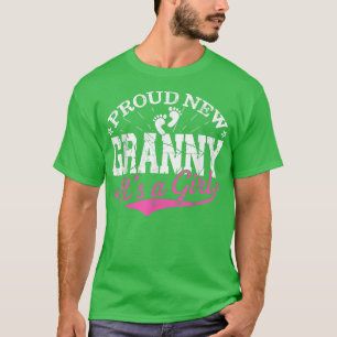 Distressed Gender Reveal Proud New Granny It's A G T-Shirt