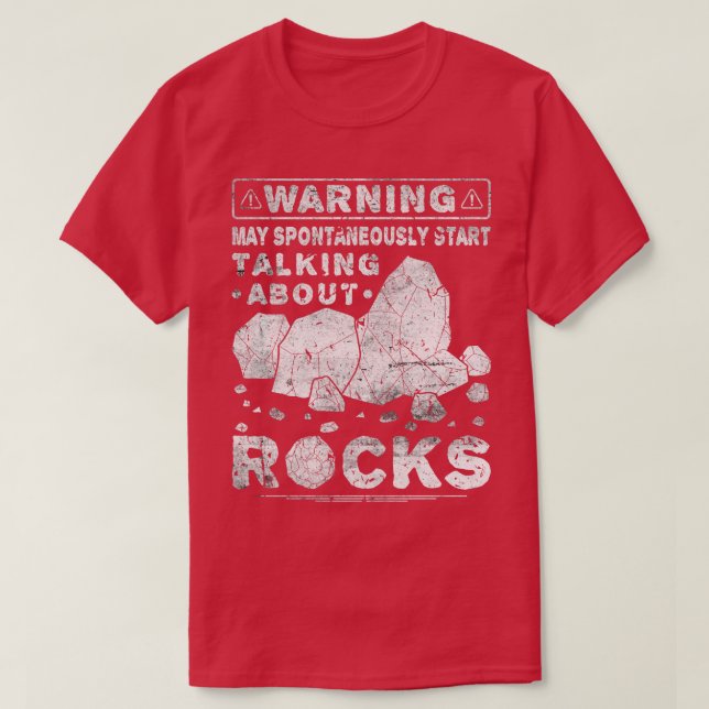 Distressed Geology Rockhound T-Shirt (Design Front)