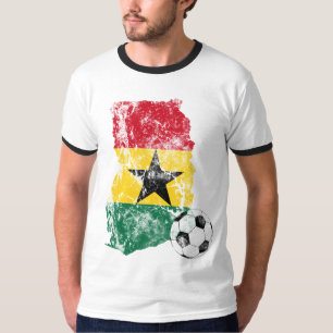 Distressed Ghana Soccer T-Shirt