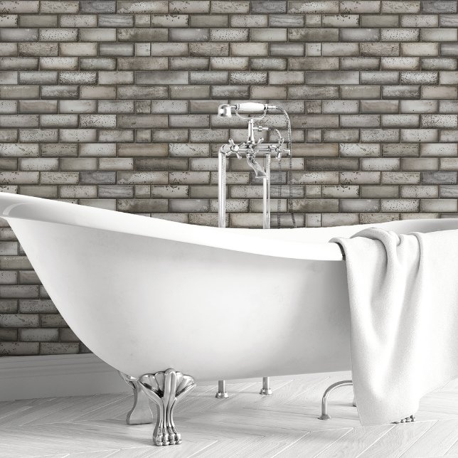 Distressed Grey Brick Wallpaper (Creator Uploaded)