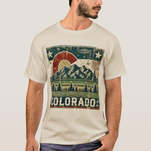 Distressed Grunge Colorado T-Shirt