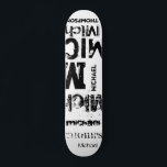 Distressed Grunge Urban Typography Word Cloud Skat Skateboard<br><div class="desc">The effect of this trendy street text based design depends on the length of your name. Select "Click to customise further" at the bottom of the "Personalise this template" to get the look you want. You can make the background and/or text any colour you want as well. Have fun creating....</div>