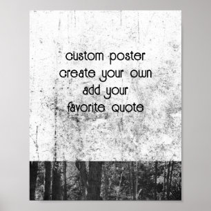  distressed grunge vintage style add your text   poster