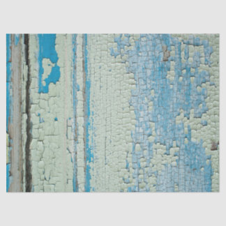 Distressed Grunge Weathered Painted Wood DIY Decor Tissue Paper