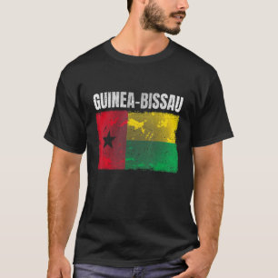 Distressed Guinea Bissau Flag Graphic For Men Wome T-Shirt