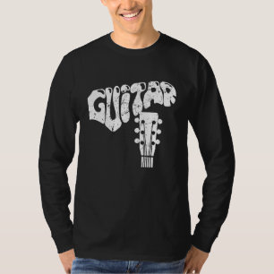 Distressed Guitar Guitarist Musicians Music T-Shirt