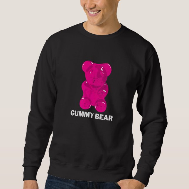 Distressed Gummy Bear Cool Sweet Candy  Men Women  Sweatshirt (Front)
