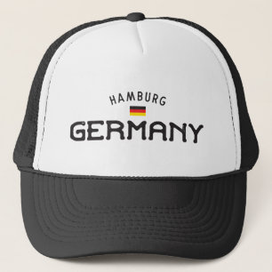 Distressed Hamburg Germany Trucker Hat