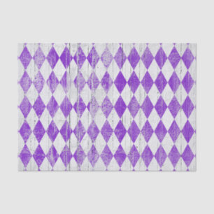 Distressed Harlequin Burnt Orange Diamond Tissue P Paper