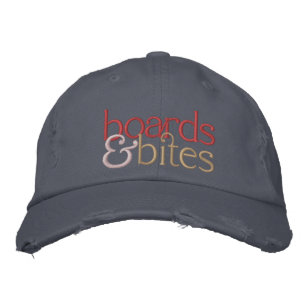 Distressed Hat with embroidered logo