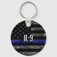 Distressed K-9 Unit Police Flag