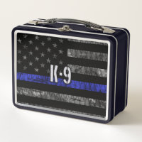 Distressed K-9 Unit Police Flag
