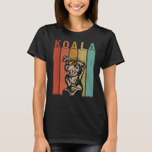 Distressed Koala Men Women Kid Cute Koala Retro T-Shirt