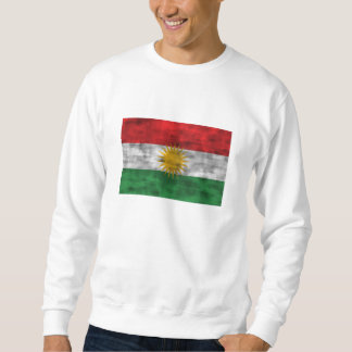 Distressed Kurdistan Flag Sweatshirt
