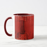 Distressed Leather Briefcase Ceramic Mug
