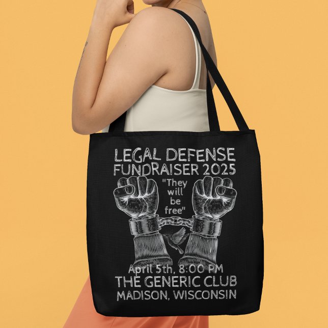 "Distressed" Legal Defence Fundraising Event Tote Bag (Creator Uploaded)