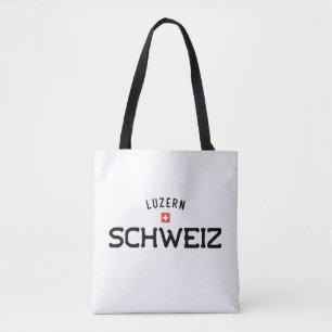 Distressed Luzern Schweiz (Lucerne Switzerland) Tote Bag