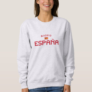 Distressed Madrid Spain (España) Sweatshirt