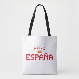 Distressed Madrid Spain (España) Tote Bag