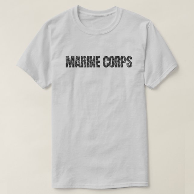 Distressed Marine Corps T-Shirt (Design Front)