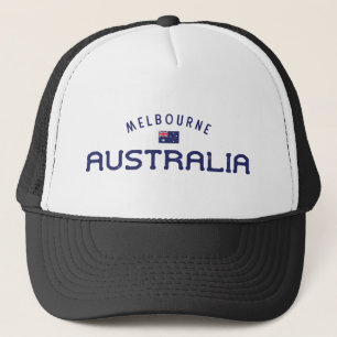 Distressed Melbourne Australia Trucker Hat