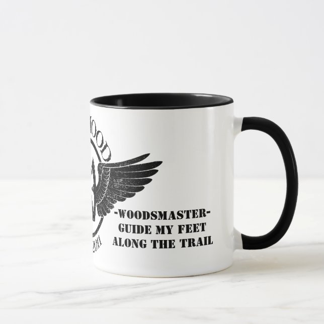 Distressed Memorial Hoodlum Ringer Mug - 15 oz (Right)