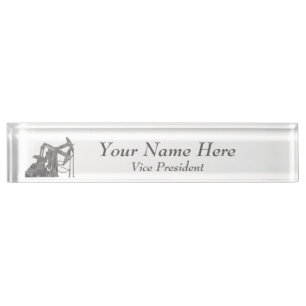 Distressed Metal   Oilfield   Personalised Design Nameplate