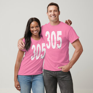 Distressed Miami 305 T-Shirt