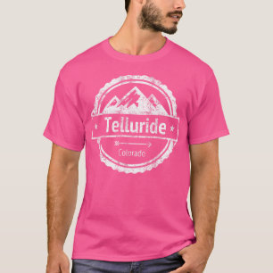 Distressed Mountain Hiking - Telluride Colorado T-Shirt