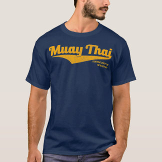 Distressed Muay Thai Kickboxing TShirt MMA BJJ
