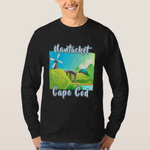 Distressed Nantucket Cape Cod Summer Vacation Old  T-Shirt