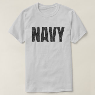 Distressed Navy T-Shirt